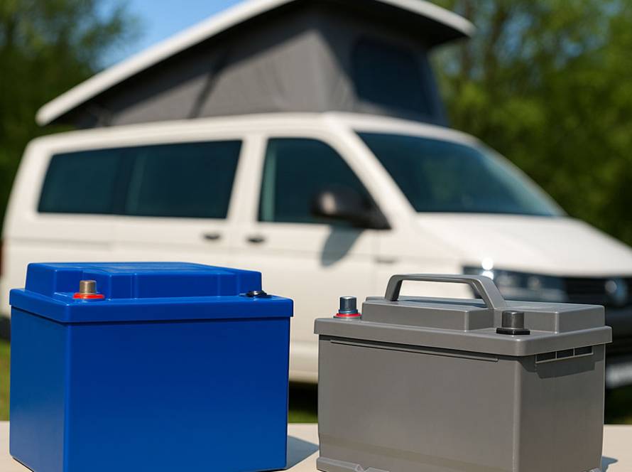 Karavan için akü seçeneği