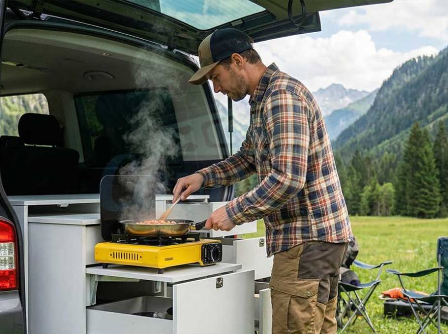 camper van karavan mobilyasi camp box