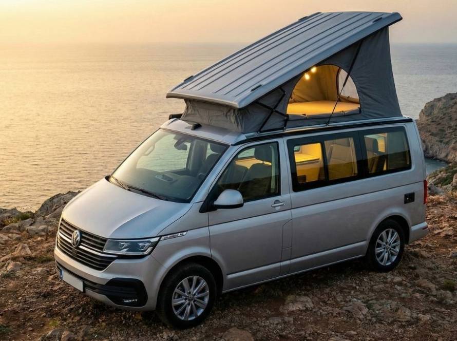 karavan sca popup acilir tavan yatak sistemi