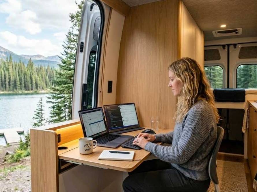mobil ofis karavan yasam